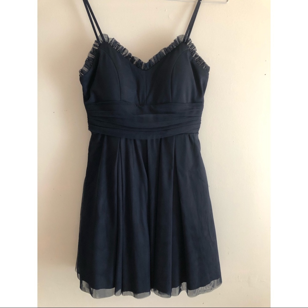 NAVY BLUE HOMECOMING DRESS